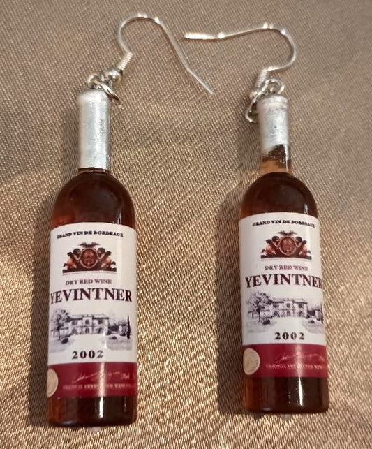 FUN FASHION Wine Bottle Earrings