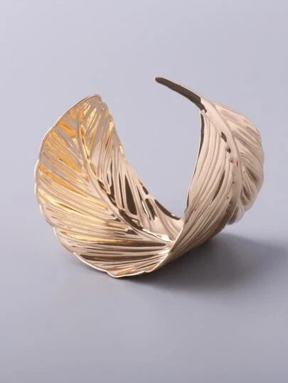Bronze Feather Cuff/Bracelet